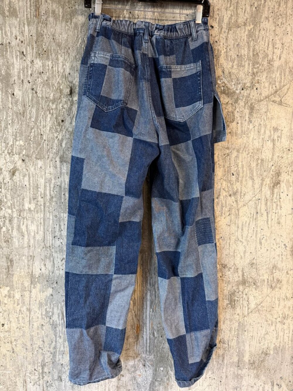 EENK Women's Wrap Straight Denim Pants Size S In Blue Cotton - Picture 5 of 8